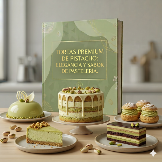 TORTAS PREMIUM DE PISTACHO: ELEGANCIA Y SABOR EN PASTELERÍA.